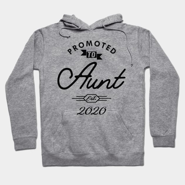 New Aunt - Promoted to aunt est. 2020 Hoodie by KC Happy Shop